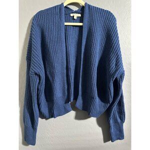 Indigo Thread Co. Open-Front Knit Cardigan Cotton Blend size 1X NWOT